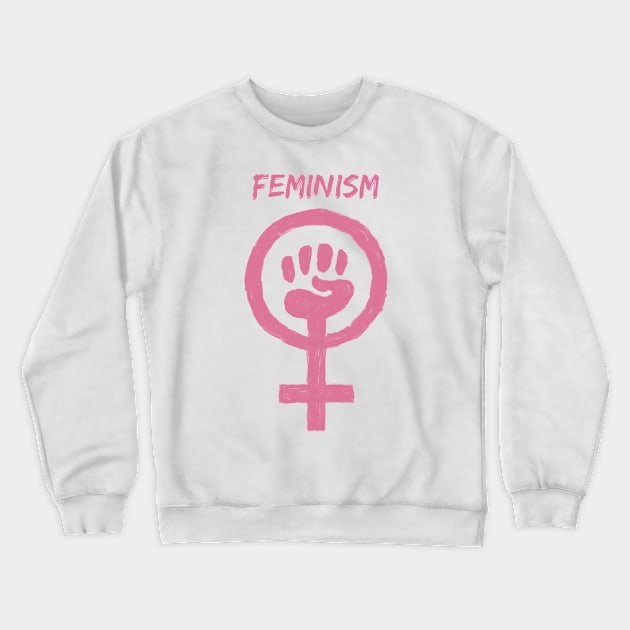 FEMINISM IN OIL Crewneck Sweatshirt by jcnenm